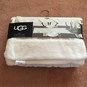 UGG brand new ivory color runner (14x90in)